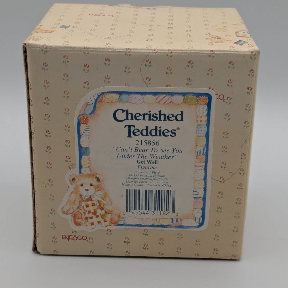 Cherished Teddies Get Well Can't Bear to See You Under the Weather (215856) 1997 - Picture 8 of 10
